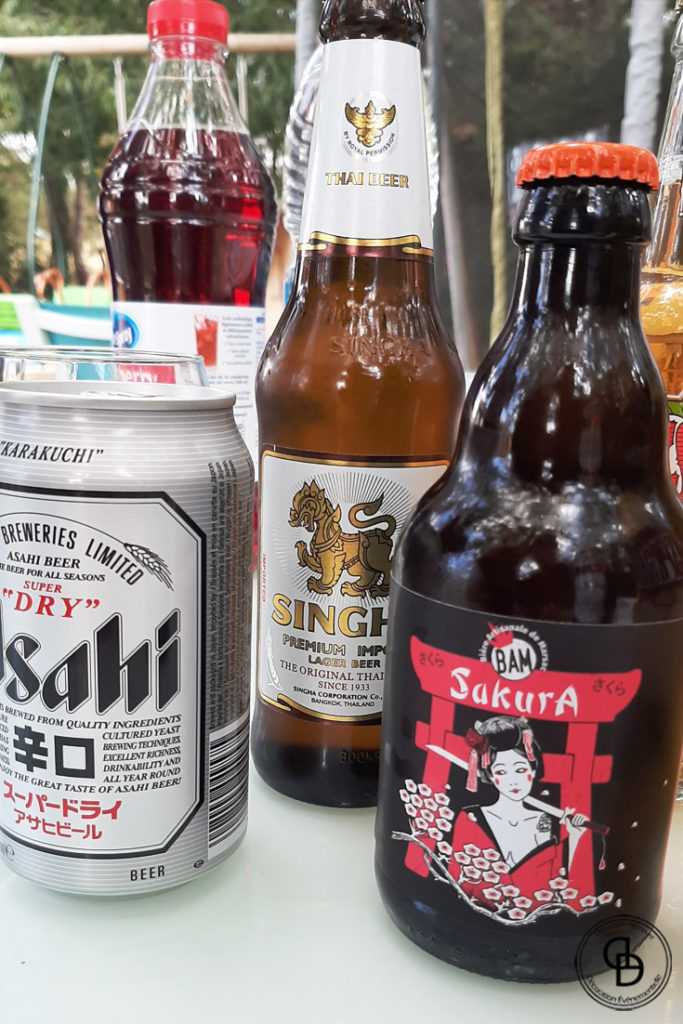 Bières asiatiques japonaises chinoises