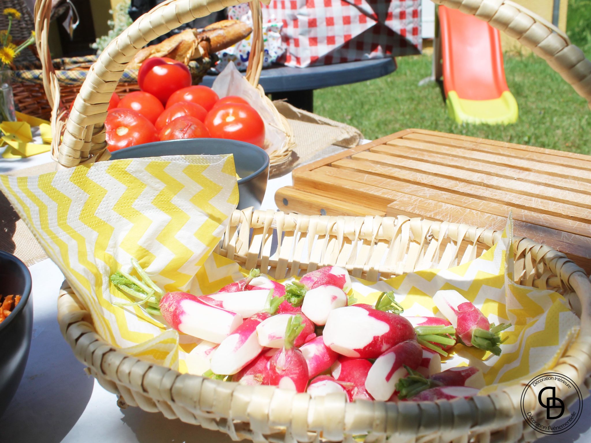 Panier légumes anniversaire